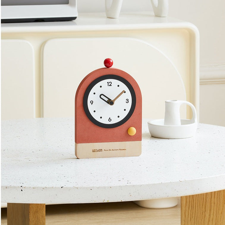 Cheery Arch Timekeeper - Quirky Modern Wood Clock