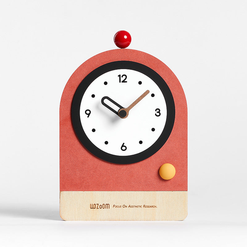 Cheery Arch Timekeeper - Quirky Modern Wood Clock