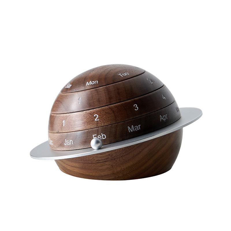 Saturn Perpetual Calendar – Celestial Elegance for Your Desk
