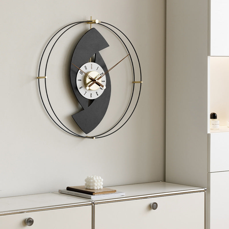 Modern Eclipse Wall Clock – Sleek Statement Timepiece for Contemporary Spaces