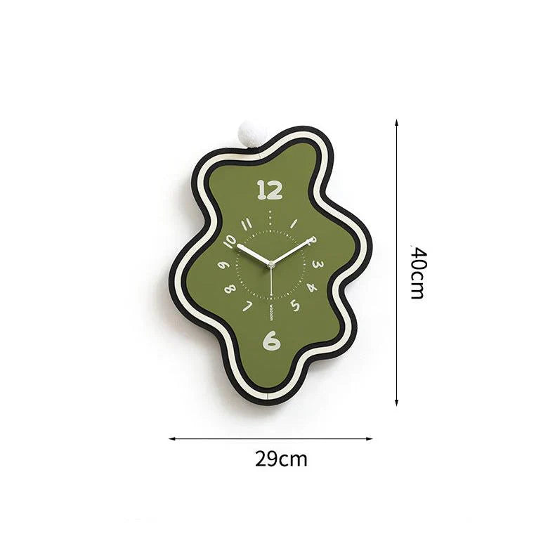 Modern Decorative Asymmetrical Wall Clock – Stylish Home Décor Accent