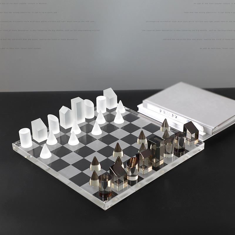 Modern Prism Chess Set – Contemporary Elegance in Strategy