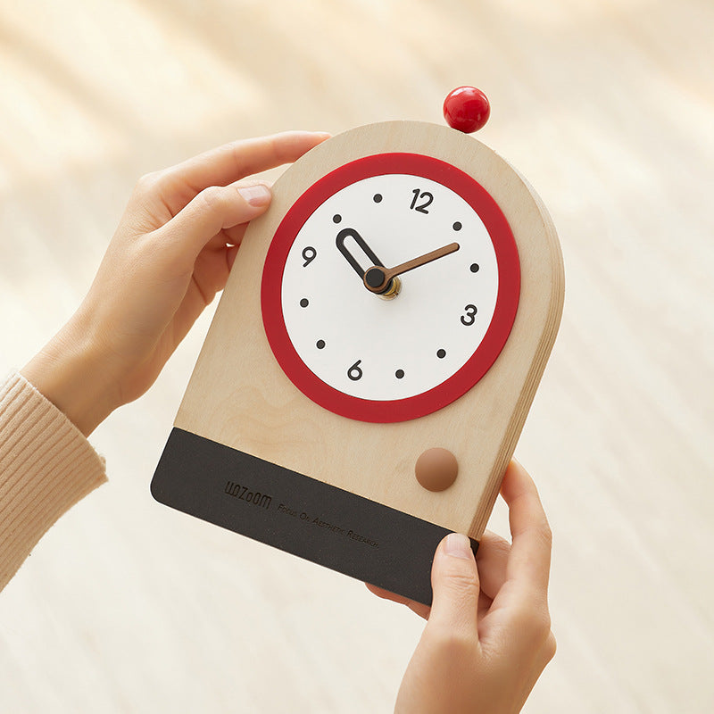 Cheery Arch Timekeeper - Quirky Modern Wood Clock