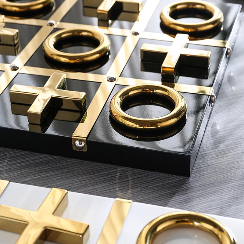 Luxury Tic-Tac-Toe Game Set – Elegant Décor and Entertainment