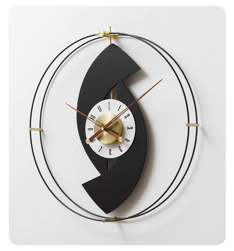 Modern Eclipse Wall Clock – Sleek Statement Timepiece for Contemporary Spaces