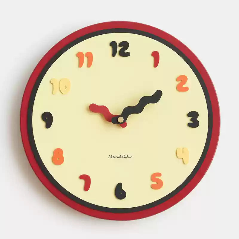 Time Capsule Wall Clock – 3D Nordic Style & Silent Movement