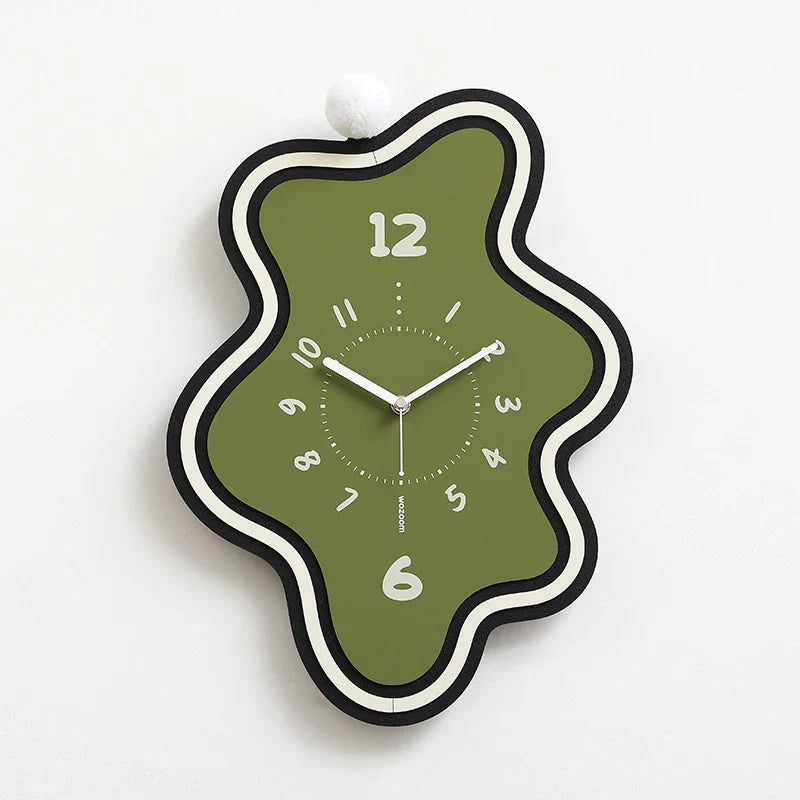 Modern Decorative Asymmetrical Wall Clock – Stylish Home Décor Accent