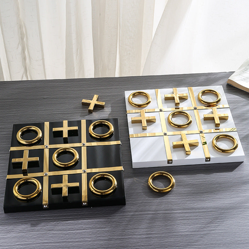 Luxury Tic-Tac-Toe Game Set – Elegant Décor and Entertainment