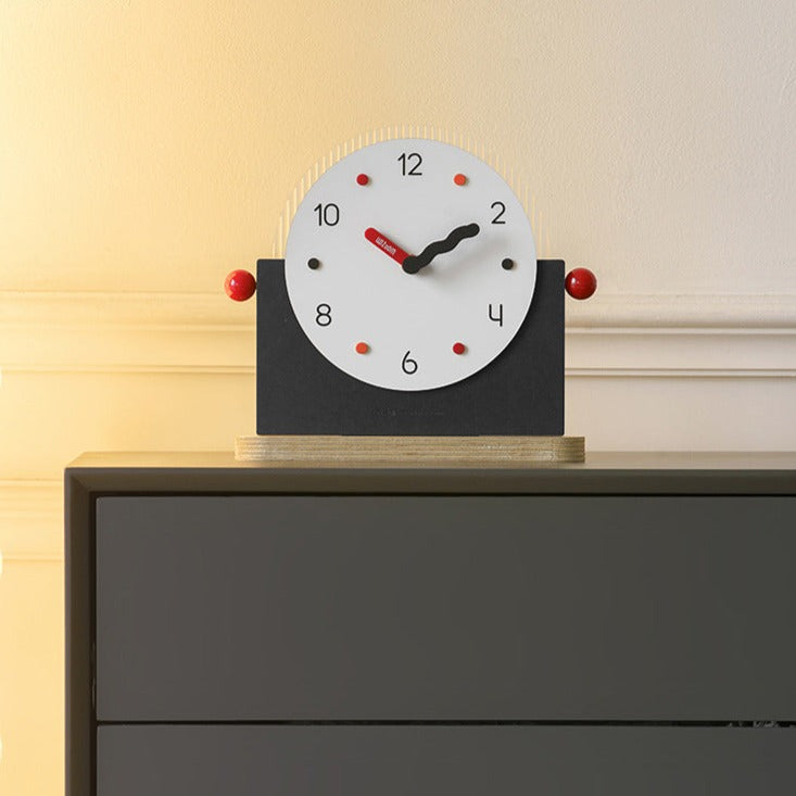 CheerTime Modern Table Clock - Playful & Bold Design