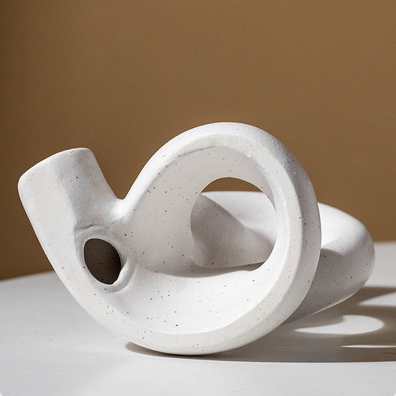 Modern Sculptural Knot Candle Holder – Minimalist Ceramic Decor