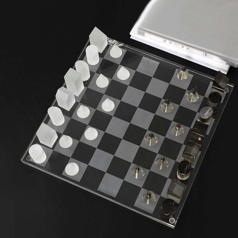 Modern Prism Chess Set – Contemporary Elegance in Strategy