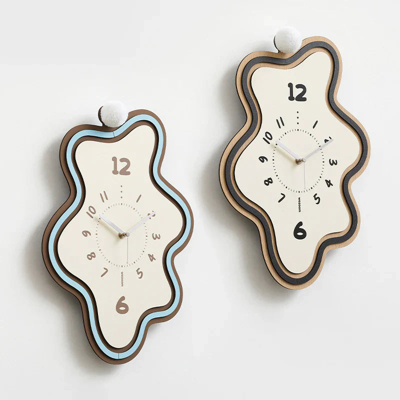 Modern Decorative Asymmetrical Wall Clock – Stylish Home Décor Accent