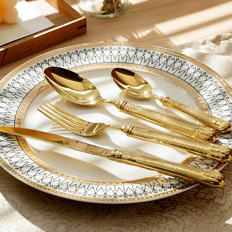 Sato Skeleton Silverware Set: Elevate Your Dining Experience - Luxus Heim