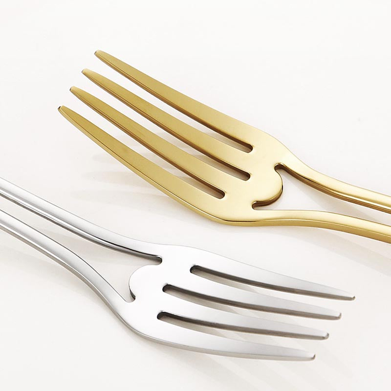 A variety of Sleek Hollow Cutlery Sets displayed, featuring elegant design and mirror-polished finish