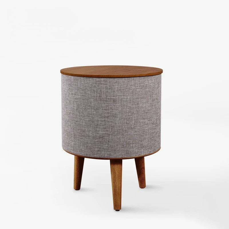 Smart Side Table with Bluetooth Speaker and Wireless Charging – Modern Multifunctional End Table