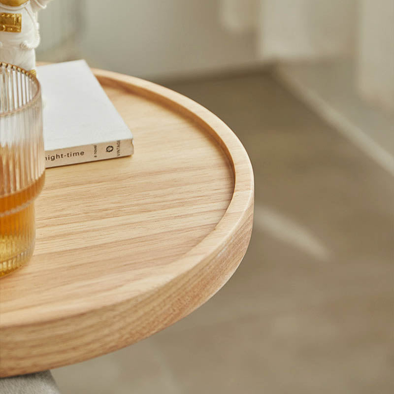 Adjustable Solid Wood Sofa Armrest Tray Table – Space-Saving Couch Arm Clip-On Side Table