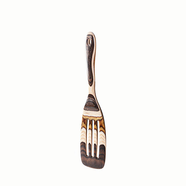 Elegant Striped Wooden Cooking Utensil