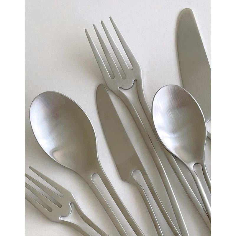 Elegant Svelte Void Cutlery Collection featuring minimalist design with hollow handles