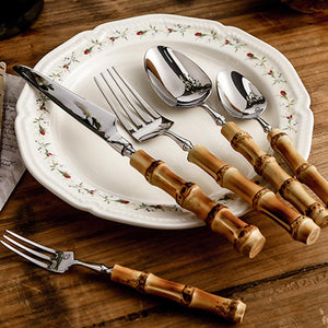 Natural Bamboo Cutlery Set