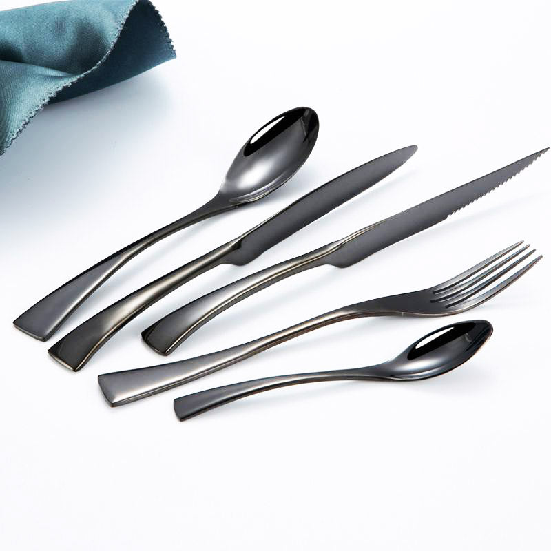 Kaya Flatware: Premium 18/10 Stainless Steel Flatware Set by Luxus Heim