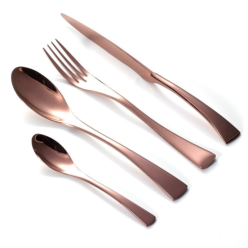 Kaya Rose Gold Cutlery Set - Cutlery Sets - Luxus Heim