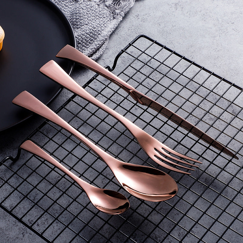 Kaya Rose Gold Cutlery Set - Cutlery Sets - Luxus Heim