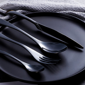Kaya Black Cutlery Set - Cutlery Sets - Luxus Heim