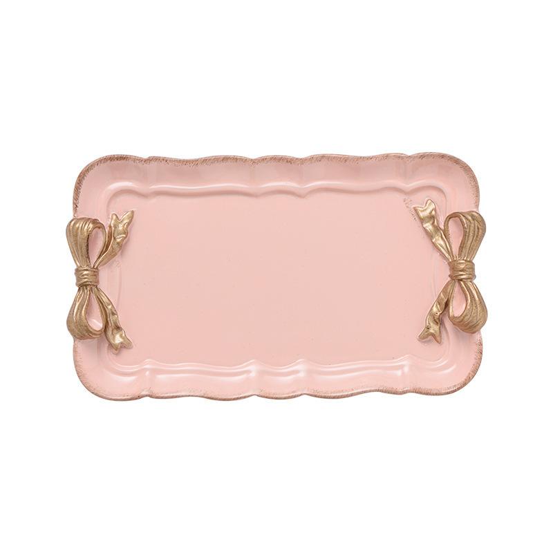 Bowknot Resin Serving Tray in Various Colors