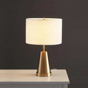 Nordic Nocturne Table Lamp by Luxus Heim - Modern Minimalist Bedroom Elegance