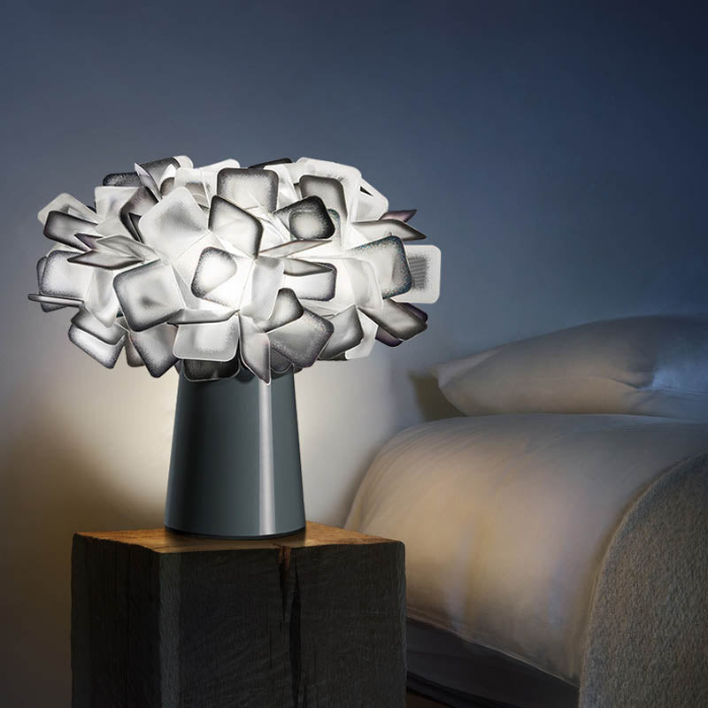 Clezia Flower Table Lamp showcasing a vibrant clustered flower design on LuxusHeim