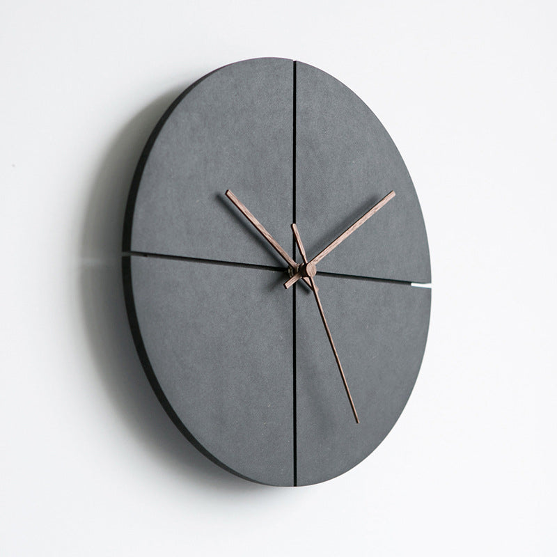 Cross Concrete Wall Clock in Round and Square Shapes