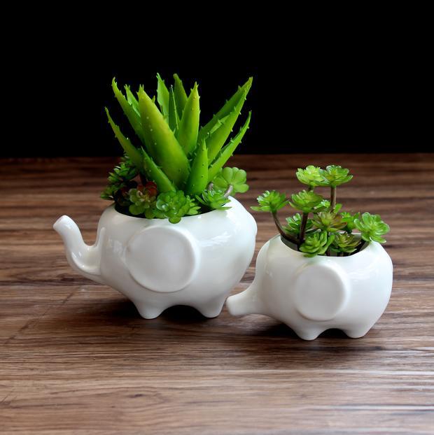 Little Elephant Flower Pot - Pots & Planters - Luxus Heim