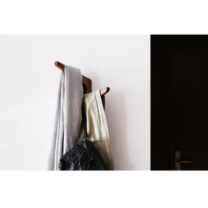 Y-Shaped Black Walnut Coat Hanger - Luxus Heim