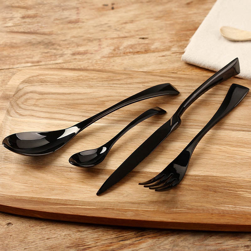 Kaya Black Cutlery Set - Cutlery Sets - Luxus Heim