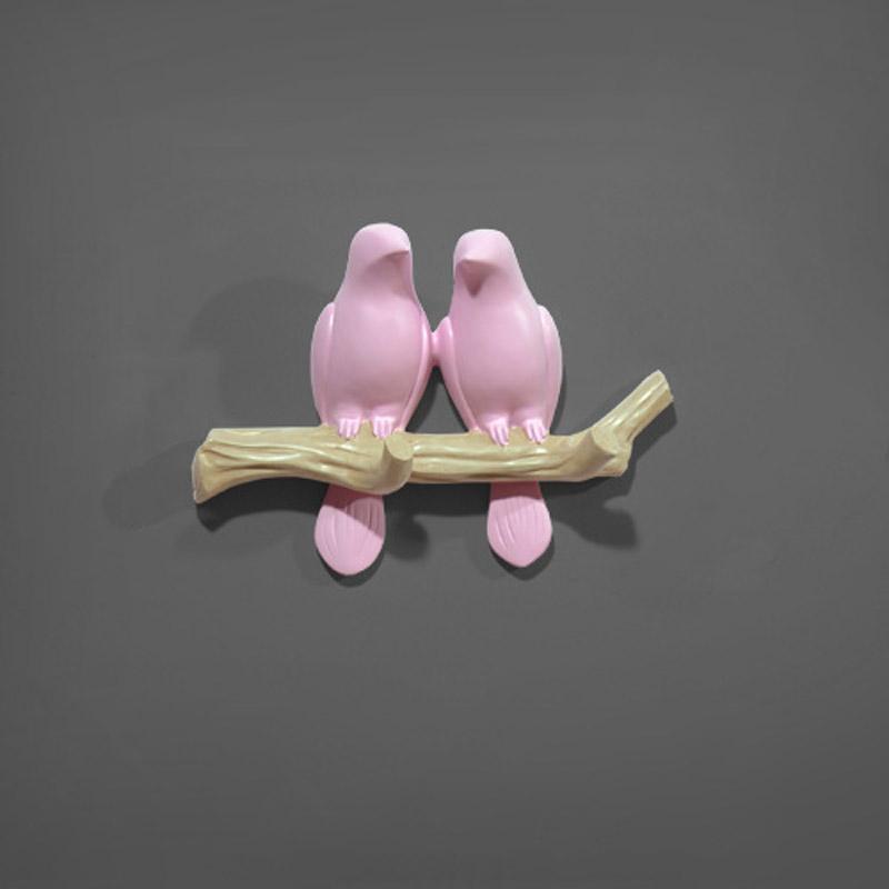 Lovely Birds Wall Hook with Strong Resin Construction - Luxus Heim