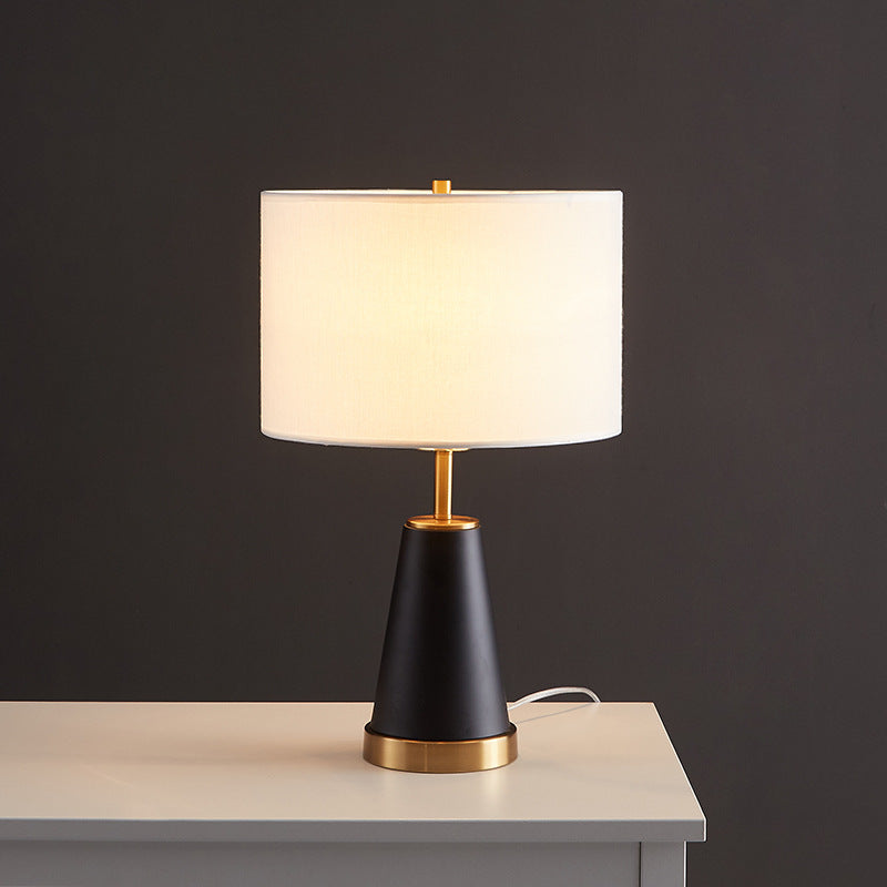 Nordic Nocturne Table Lamp by Luxus Heim - Modern Minimalist Bedroom Elegance