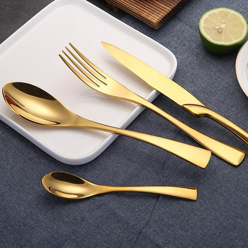 Kaya Gold Cutlery Set - Cutlery Sets - Luxus Heim