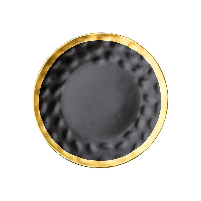 Ripple Black Plates - Plates - Luxus Heim