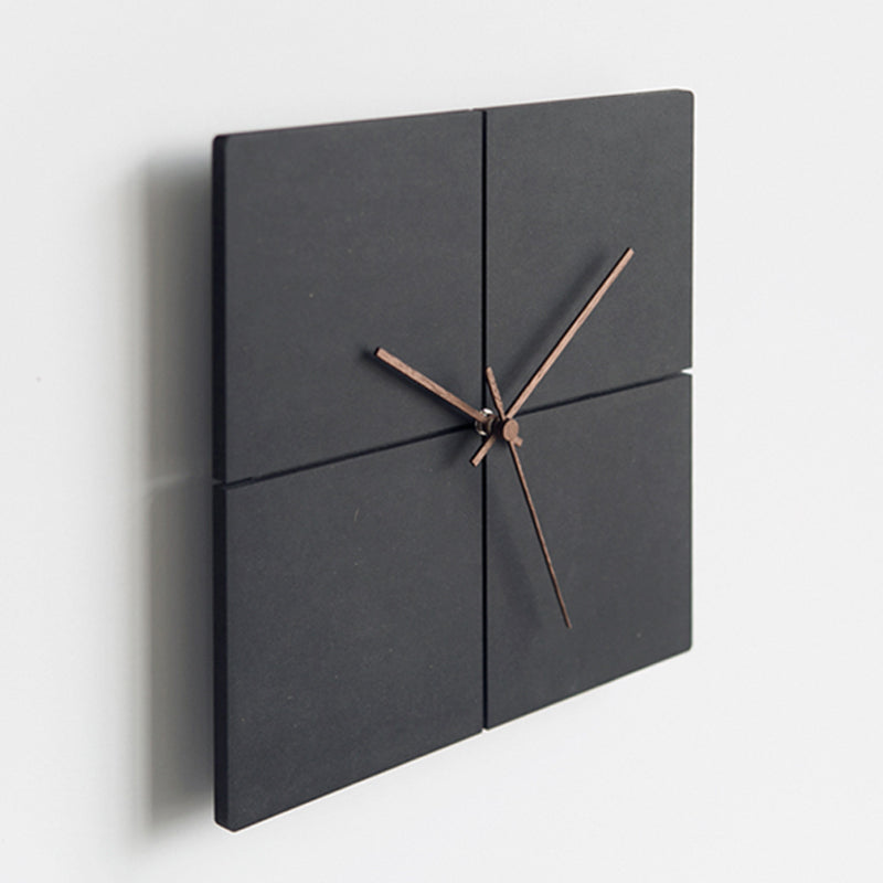 Cross Concrete Wall Clock in Round and Square Shapes