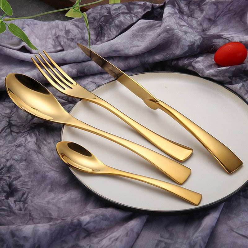 Kaya Gold Cutlery Set - Cutlery Sets - Luxus Heim