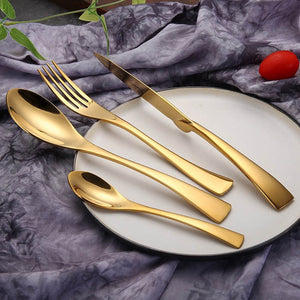 Kaya Gold Cutlery Set - Cutlery Sets - Luxus Heim