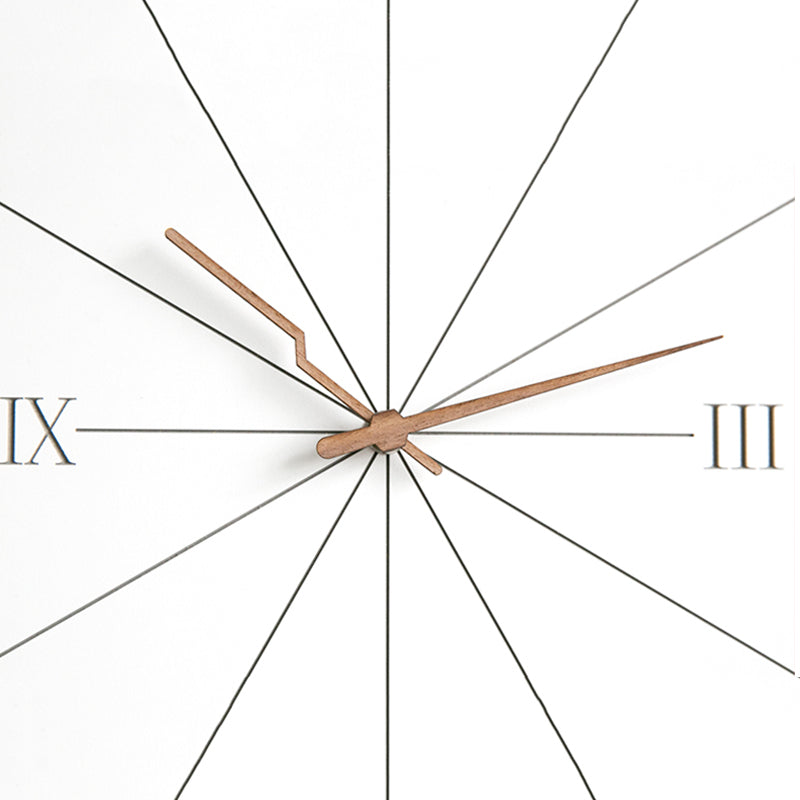 Tri-hexagon Wall Clock in Arabic and Roman Numerals