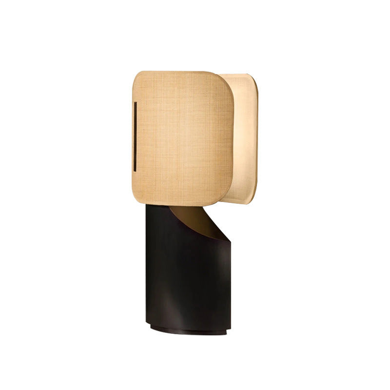 Apixa Table Lamp showcasing a sleek black finish and modern design on LuxusHeim