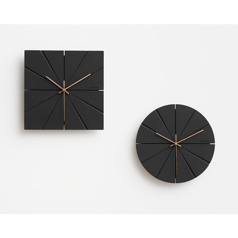 Cross Concrete Wall Clock – Minimalist Design for Modern Interiors