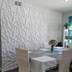 Crossing Lines PVC 3D Wall Panel - Wall Panels - Luxus Heim