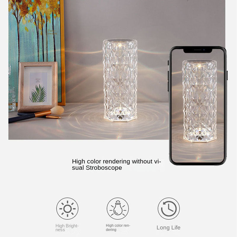 Crystal Sparkle Lamp: Glittering Lamp for Modern Homes by Luxus Heim