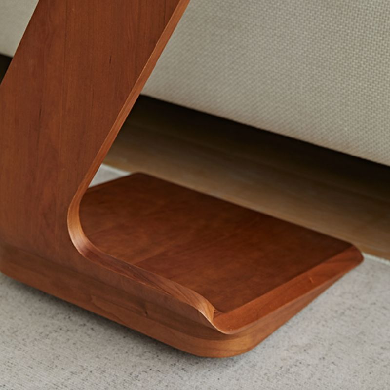 C-Shaped Side Table in Living Room By Luxus Heim