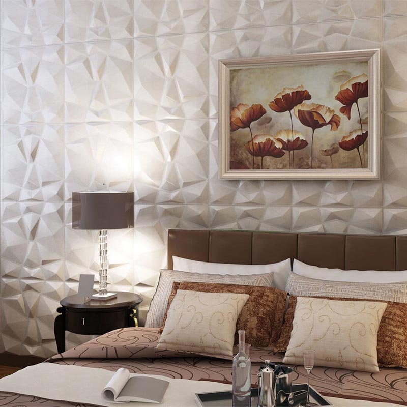 Diamond PVC 3D Wall Panel - Wall Panels - Luxus Heim