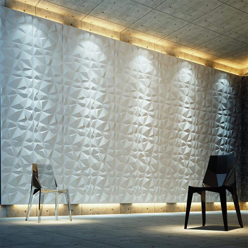 Diamond PVC 3D Wall Panel | Textured 3D Wall Tiles | Luxus Heim