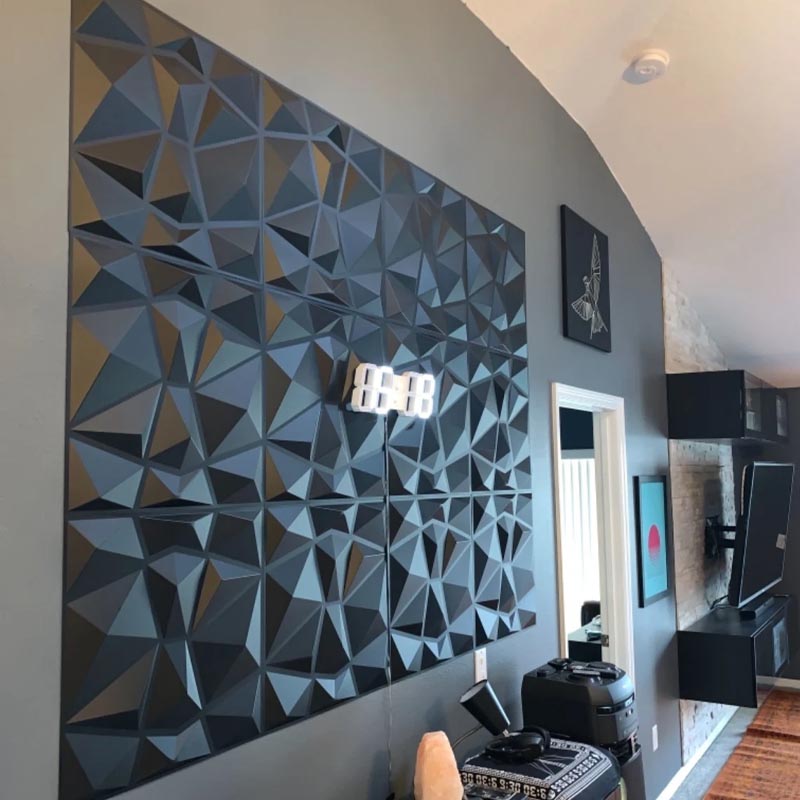 Diamond PVC 3D Wall Panel | Textured 3D Wall Tiles | Luxus Heim